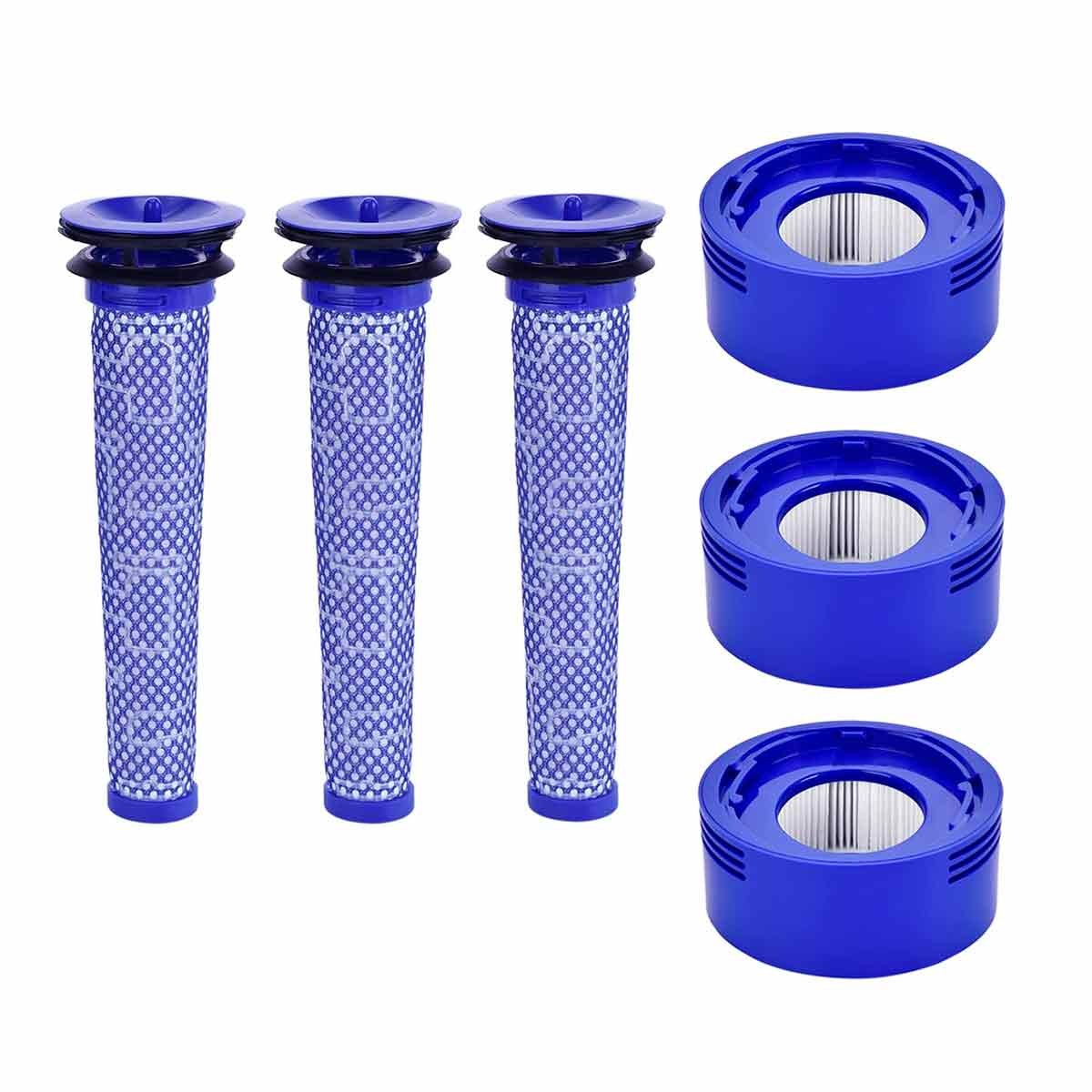 Filtros Aspiradora DYSON V7 V8 Pre Post Motor Lavables