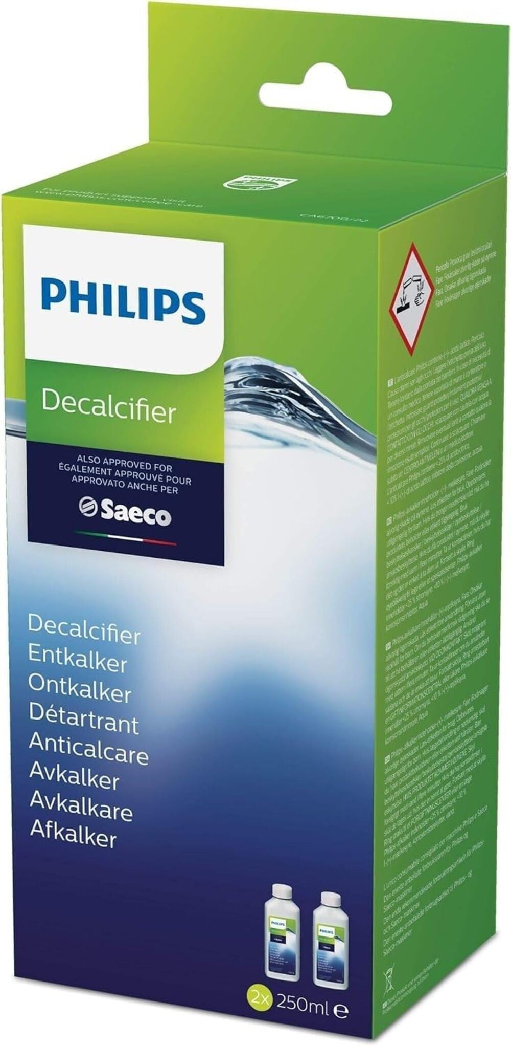 Descalcificador PHILIPS SAECO 250 ML (1 CAJA CON 2 UDS) Antical para cafeteras CA6700