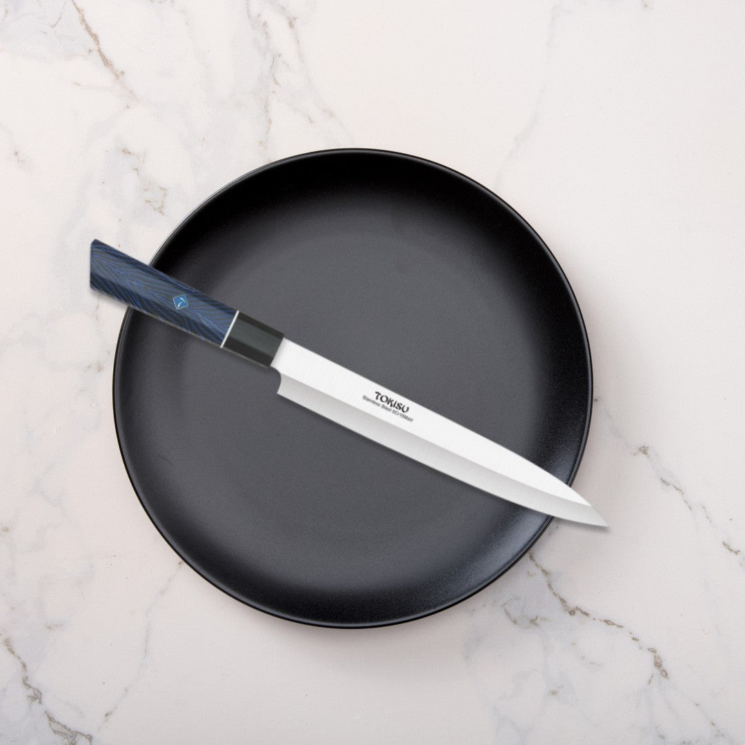 Cuchillo Cocina Profesional TOKYSU - Cuchillos Cocina Japones SMALL GYUTO de Acero Inoxidable de 67 capas 19,5 cm- Mango G10