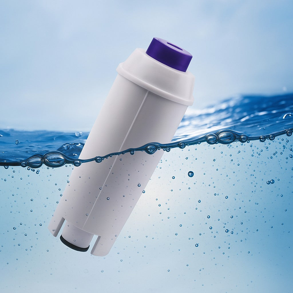 Filtro de Agua Compatible con De'Longhi C002, 5513292811, SER3017 | Mejora el Sabor del Café y Reduce la Cal del Agua | Repuest
