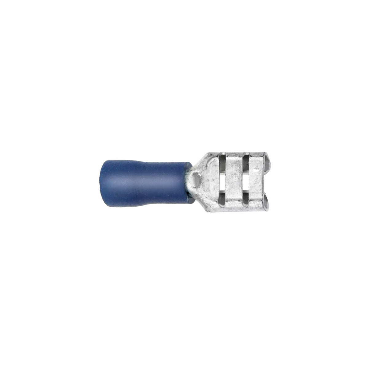 Terminal fastón hembra aislado 63 x 08 mm | compatible con STANDARD | Calidad | Codigo fabricante 802128 | Bolsa 100 unidades