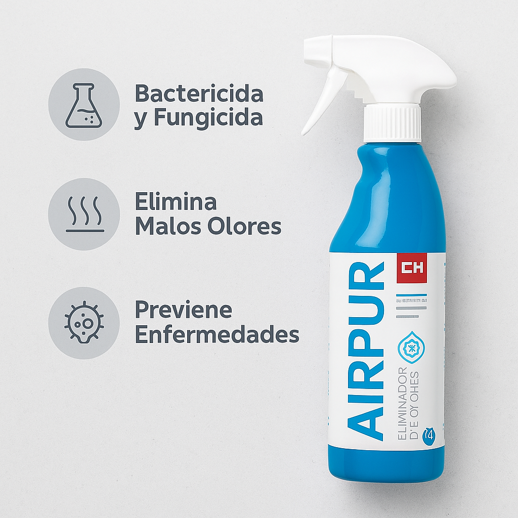Pack AIRPUR + AIRPUR Eliminador Olores Aire Acondicionado UNIVERSAL 750ml