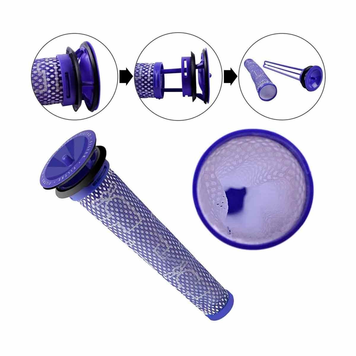 Recambios Dyson V6 V7 V8 Filtro Aspiradora Pre Motor Lavable