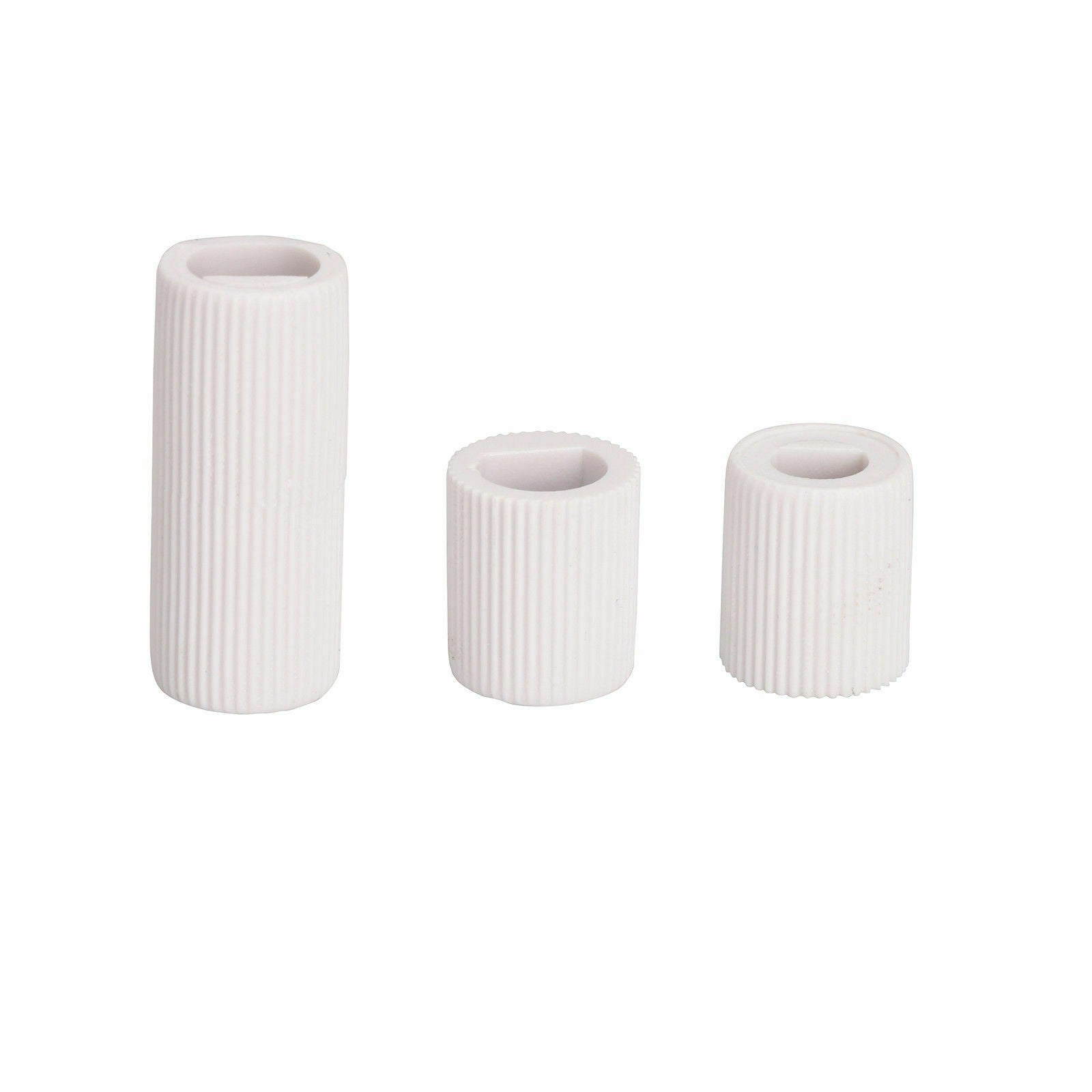 Mandos Cocina Estándar Universales Eje 6mm Blanco (4 Unidades)  |  Repuesto Adaptable para Placas de Gas y Eléctricas  |  Kit Comp