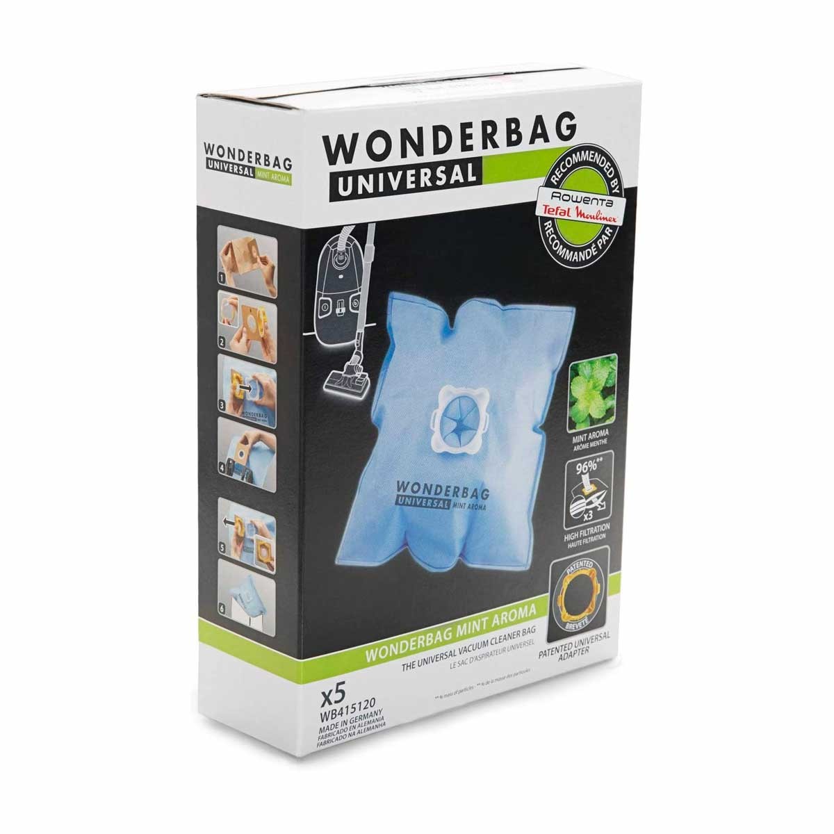 Bolsa Aspirador Rowenta Wonderbag WB415120