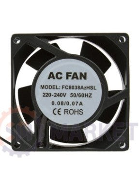 Motor ventilador frigorifico Standard 80X80X38,5mm 15w