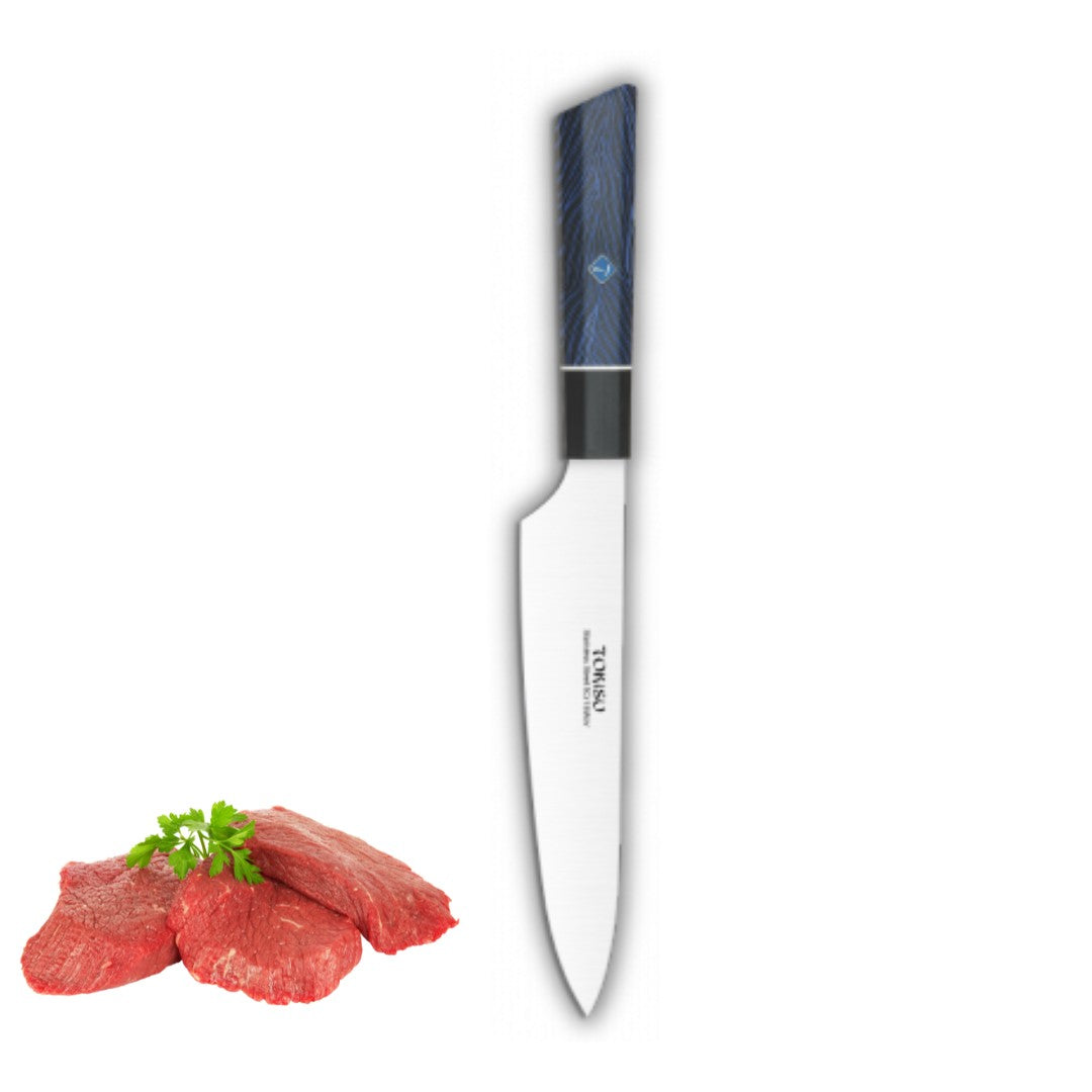 Cuchillo Cocina Profesional TOKYSU - Cuchillos Cocina Japones SMALL GYUTO de Acero Inoxidable de 67 capas  19,5  cm-  Mango G10
