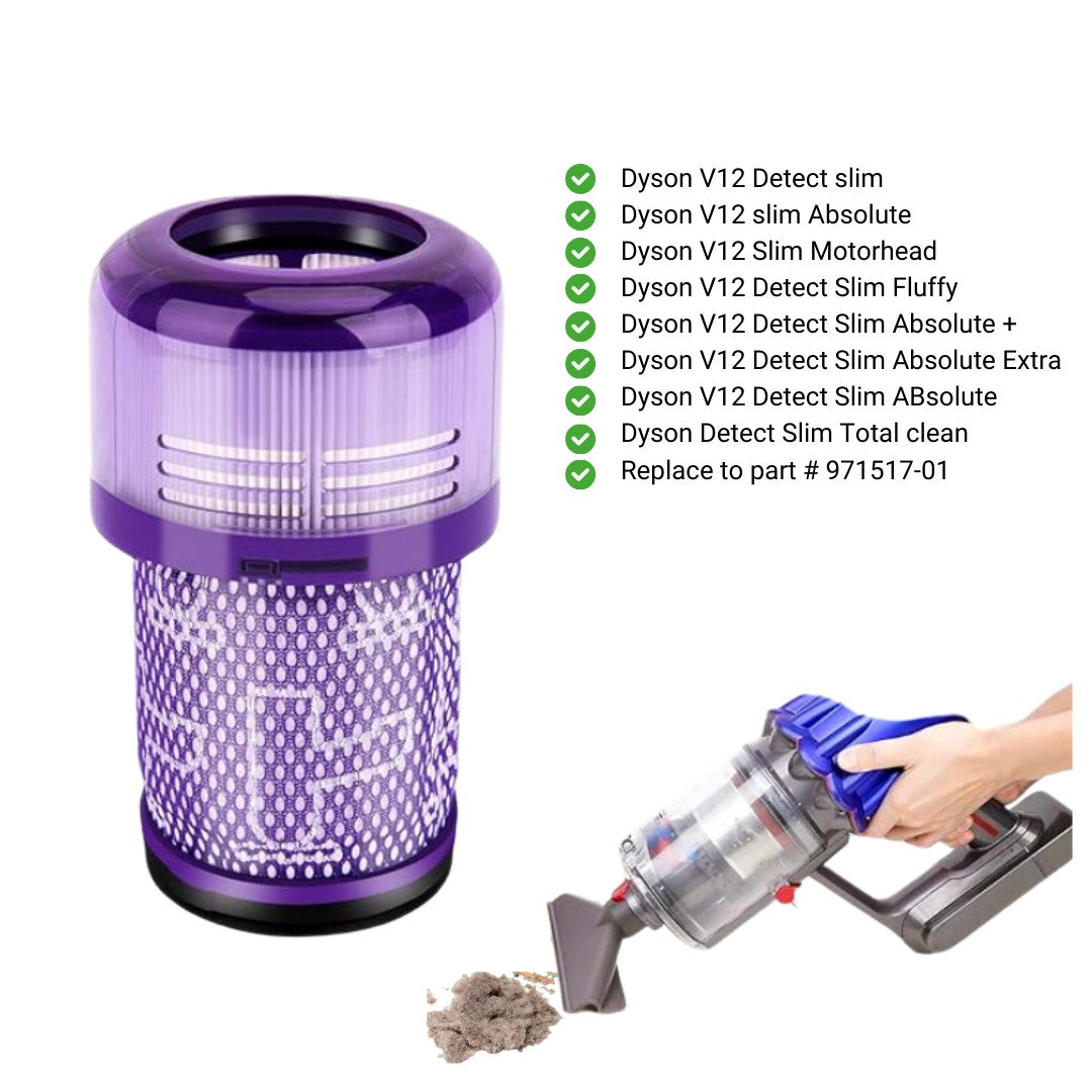 Filtro HEPA  Compatible Con Aspiradora Dyson V12