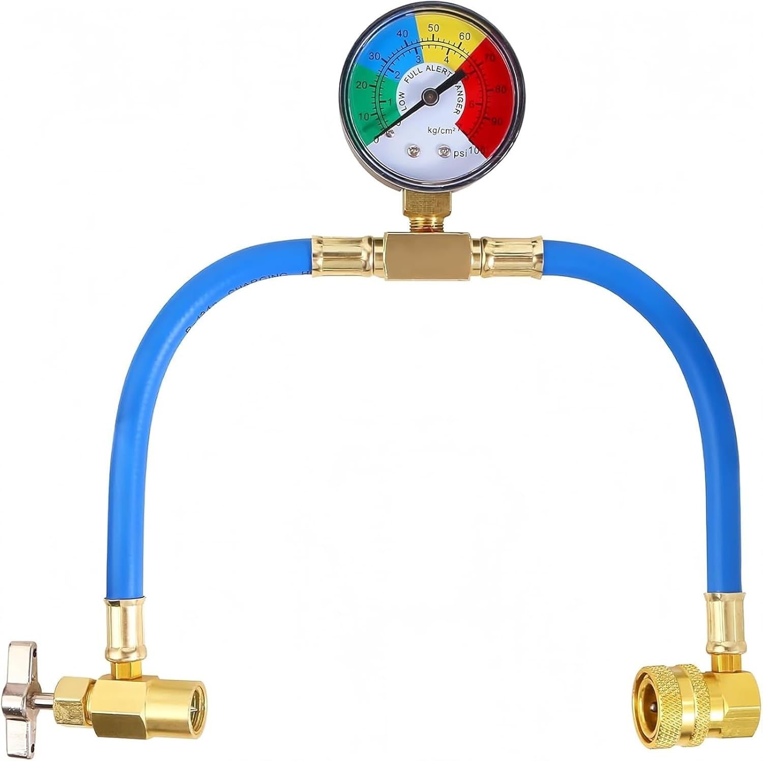 Manguera De Carga con manometro para  Aire Acondicionado Para Coche R134A, MINUS 30