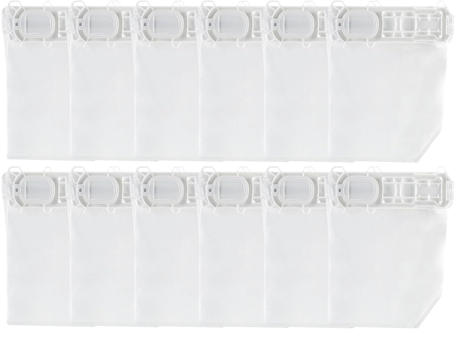 Conjunto de 12 Bolsas de Tela para Aspiradora Vorwerk  Compatible con Modelos 135, 136, 135SC, VK136
