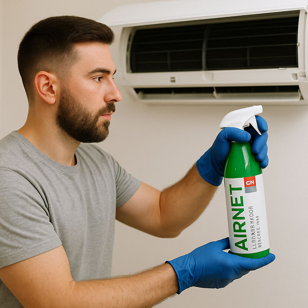 Pack AIRNET + AIRNET  Limpiador Desinfectante Aire Acondicionado Universal 750 ml