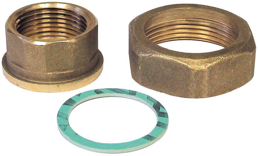 Juego de rácores latón 1" x 1/2" para bomba circuladora