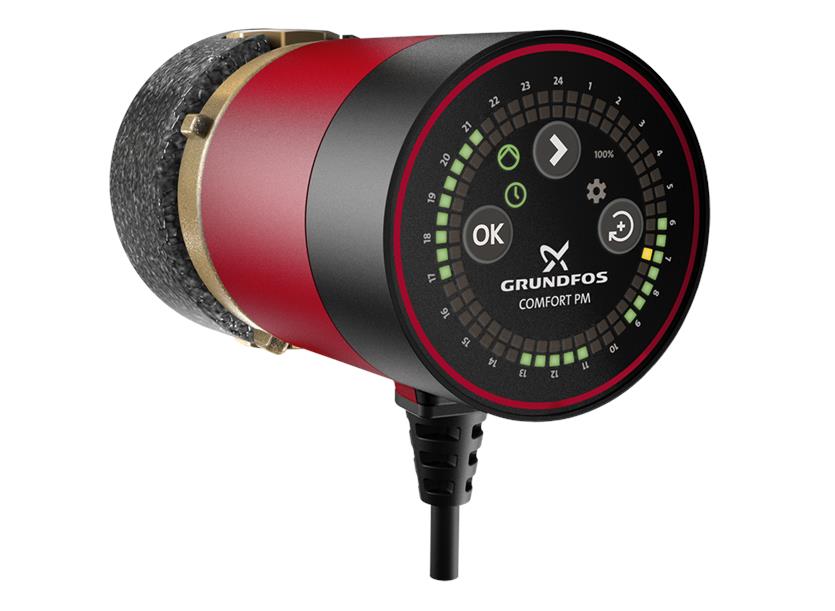Bomba circuladora Grundfos PM 15-14 BDT con reloj 80 mm 1/2"