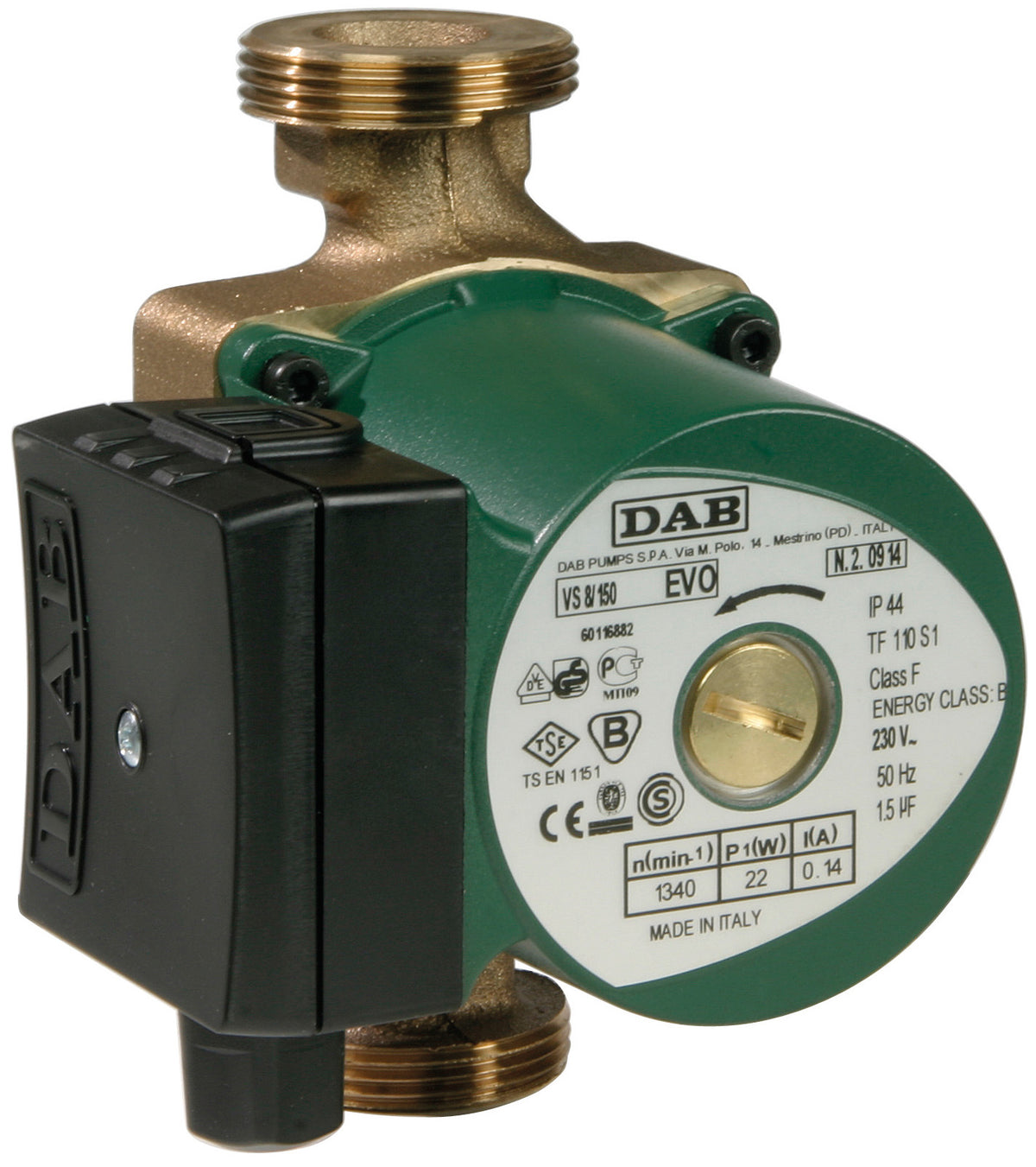Bomba circuladora DAB VS 16/150 M 150 mm 1 1/2" x 1"