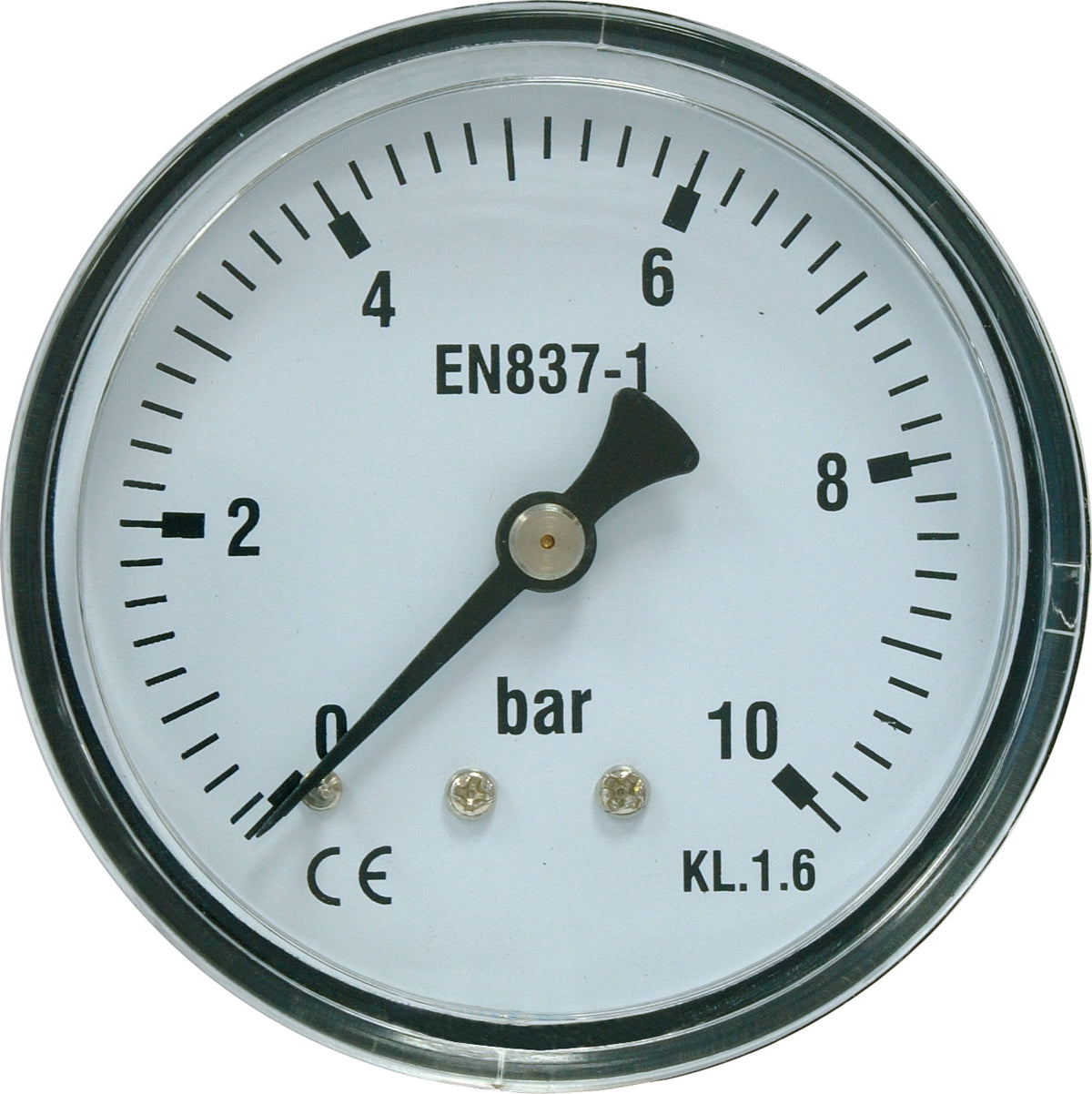 Manómetro Ø50 mm posterior 1/4" 0-4 bar